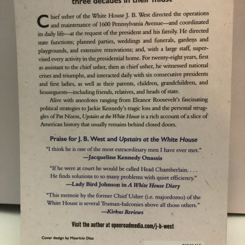 2 for 10$  historical non- fiction Upstairs at the White House - Picture 2 of 2